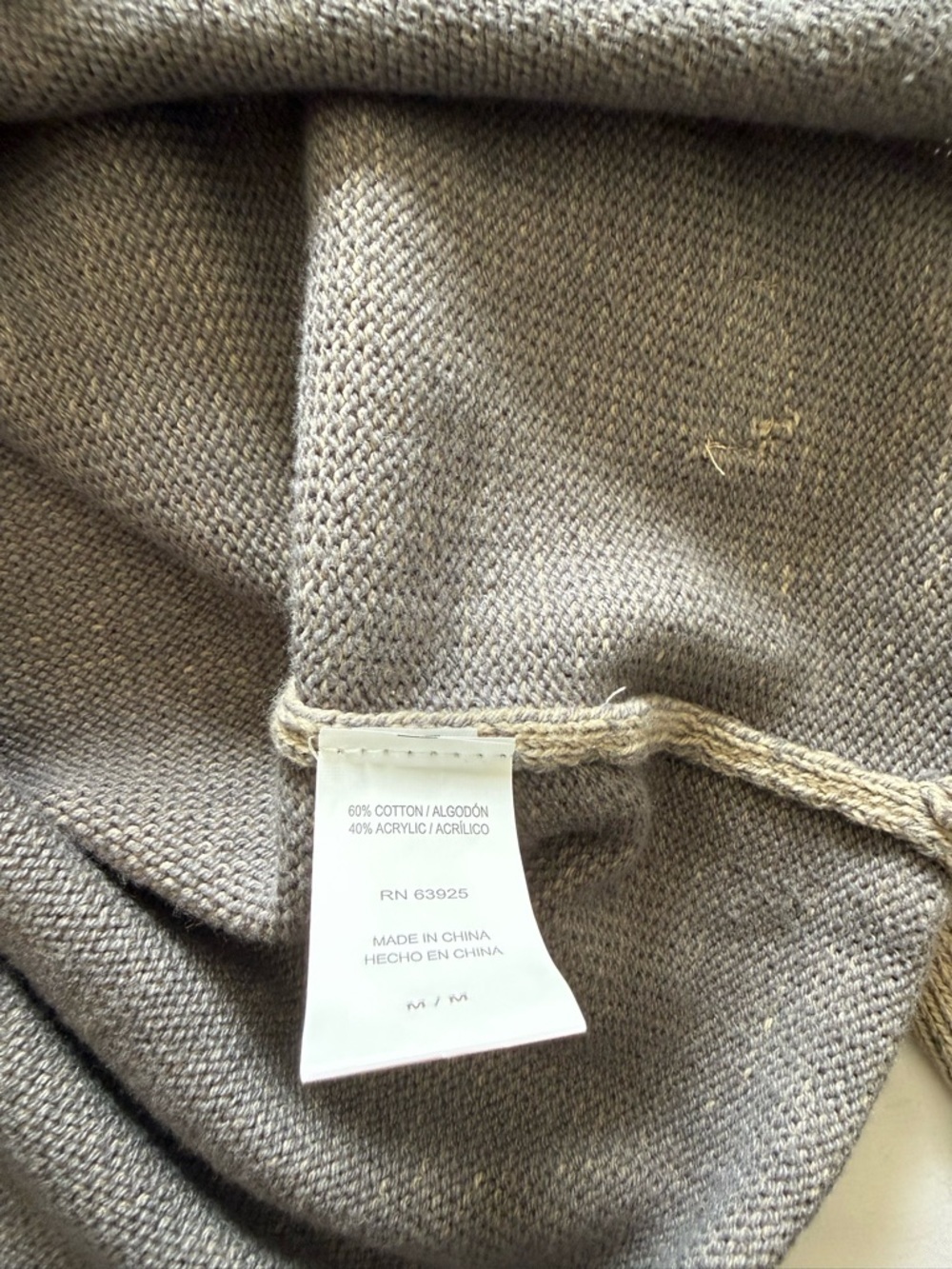 Men’s Outpost Makers Plated Quarter Zip Sweater size M - Picture 6 of 6